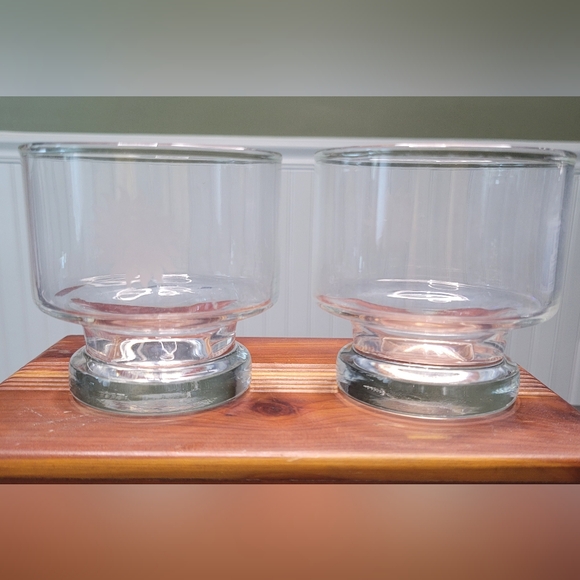 National Airlines First Class Etched Sun King Logo Vintage Cocktail Glasses - Picture 2 of 7